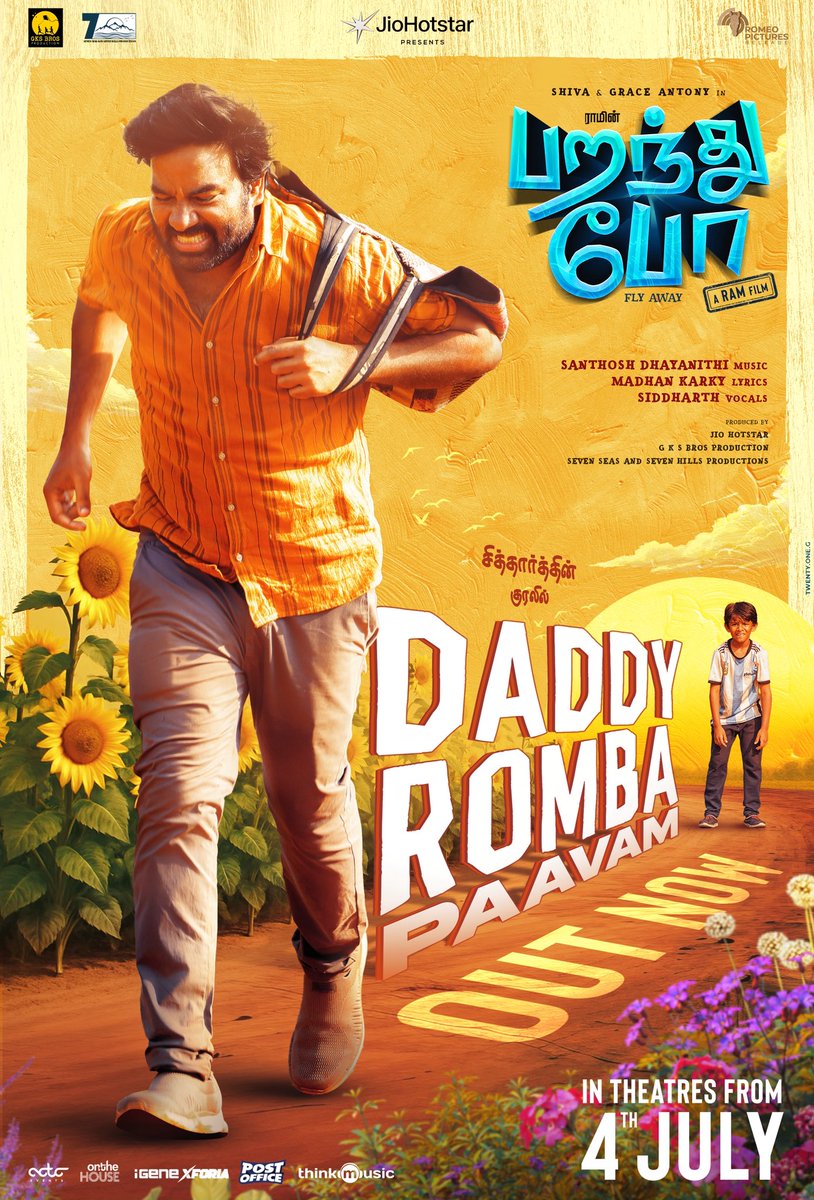 Shiva (@actorshiva) on Twitter photo Out Now! #DaddyRombaPaavam from #DirectorRam’s #ParanthuPo sung by @worldofsiddharth
youtu.be/hUd9MXLX_MM
<a href="/actorshiva/">Shiva</a> #graceantony <a href="/yoursanjali/">Anjali</a> <a href="/AjuVarghesee/">Aju Varghese</a> @iamvijayyesudas <a href="/DhayaSandy/">Santhosh Dhayanithi</a> <a href="/eka_dop/">Ekhambram DOP</a> <a href="/edit_mathi/">Mathi Vs</a> <a href="/silvastunt/">silva stunt</a> <a href="/madhankarky/">Madhan Karky</a> <a href="/mynameisraahul/">raahul</a> <a href="/Romeopictures_/">Romeo Pictures</a> Out Now! #DaddyRombaPaavam from #DirectorRam’s #ParanthuPo sung by @worldofsiddharth
youtu.be/hUd9MXLX_MM
<a href="/actorshiva/">Shiva</a> #graceantony <a href="/yoursanjali/">Anjali</a> <a href="/AjuVarghesee/">Aju Varghese</a> @iamvijayyesudas <a href="/DhayaSandy/">Santhosh Dhayanithi</a> <a href="/eka_dop/">Ekhambram DOP</a> <a href="/edit_mathi/">Mathi Vs</a> <a href="/silvastunt/">silva stunt</a> <a href="/madhankarky/">Madhan Karky</a> <a href="/mynameisraahul/">raahul</a> <a href="/Romeopictures_/">Romeo Pictures</a>