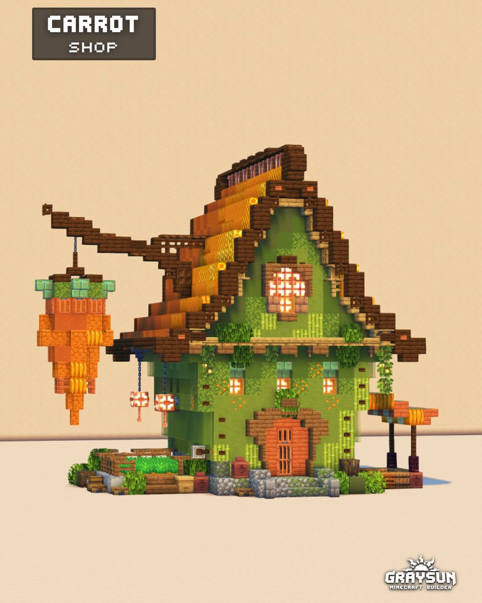 Carrot Shop - Minecraft

For your Minecraft building ideas and inspiration !

Check the comments for more pictures :)

#Minecraft #Minecraftbuilds