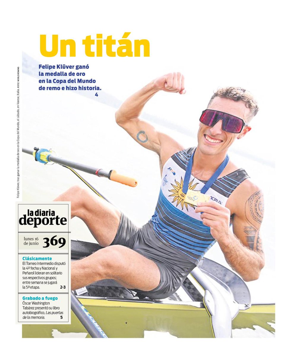 Compartimos la portada de nuestro suplemento deportivo
ladiaria.com.uy/deporte/