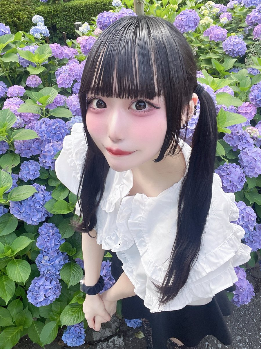 雨降ったらわたしのために 傘さしてね☔️