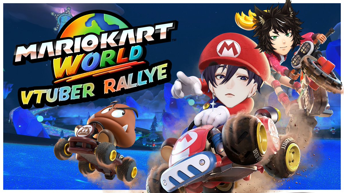 🏎 GERVTuber Mario Kart World SUPER-RALLYE 🏎

Am Dienstag, den 24.6., um 20 Uhr startet das Turnier von <a href="/GoshisCorner/">GOSHI ✦ 💜</a> und mir: Ein Stream! Alle K.O.-Tour-Cups! EIN Champion!!!

Ihr wollt mitmachen? Dann:
- das Spiel besitzen (duh...)
- diesen Post kommentieren

Weitere Infos: