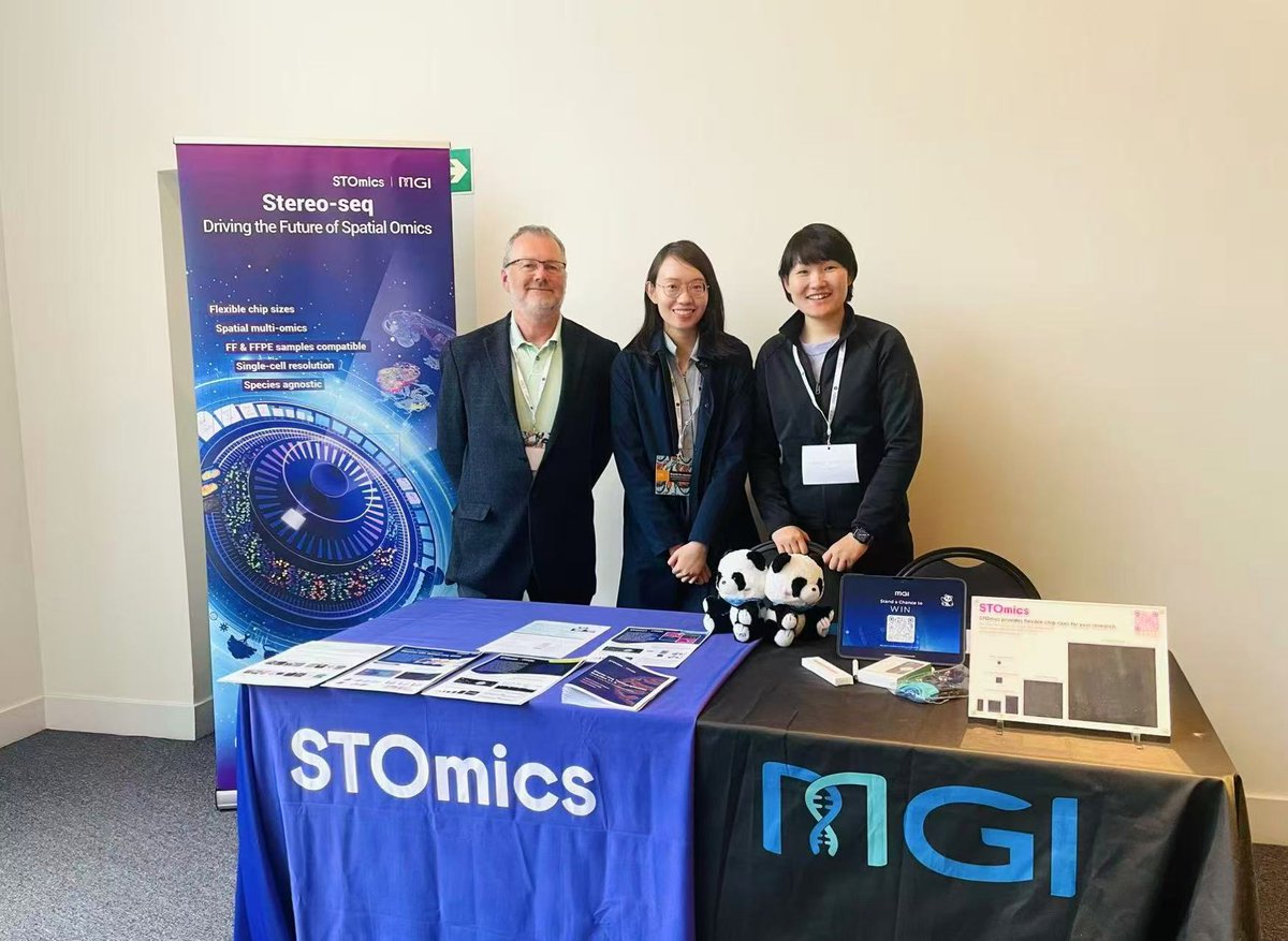 ST_Omics's tweet image. ✨A heartfelt thank you to everyone and we are glad to see how Stereo-seq empowers researchers from University of Edinburgh to map the mus musculus and spiny mouse skin spatial atlas at #EMBO Workshop 2025! Your enthusiasm made it a resounding success! #SpatialOmic #Stereoseq