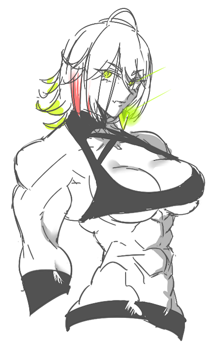 nm2cat's tweet image. ディアベルスターのことこのくらいムキムキだと思ってる　けど幻覚なのでらくがきで我慢します