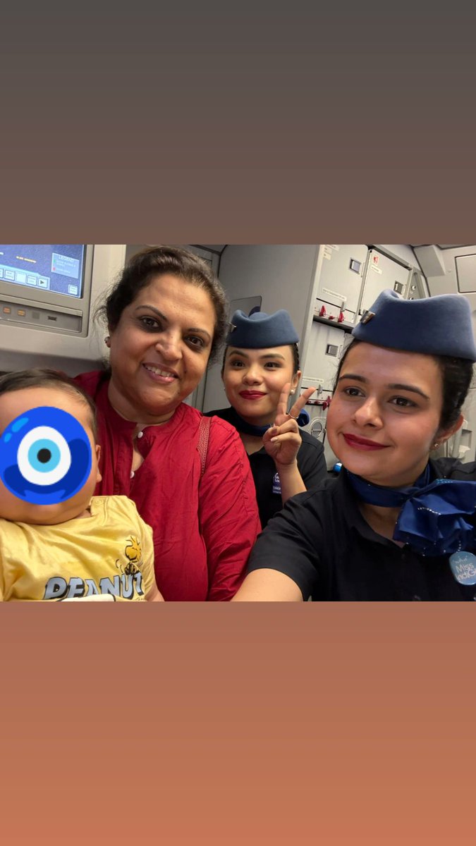 navikakumar's tweet photo. Thank you @IndiGo6E for a smooth and lovely flying experience with an infant!
Special shoutout to the amazing #Linda & #Muskan—your warmth made #Nirvair’s first flight a breeze and truly memorable. 💙✈️ #Grateful #FirstFlight https://t.co/zhxKwQPFuX