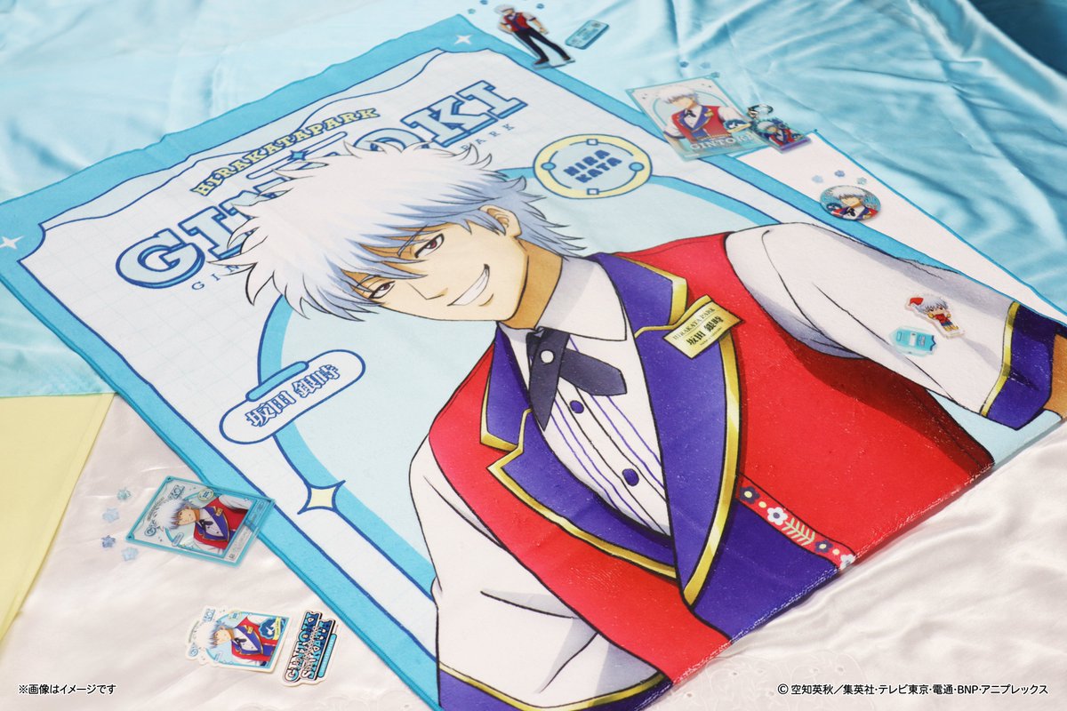 ☀️#銀魂 ×#ひらかたパーク 事後通販！☀️ 「描き下ろしビッグタオル