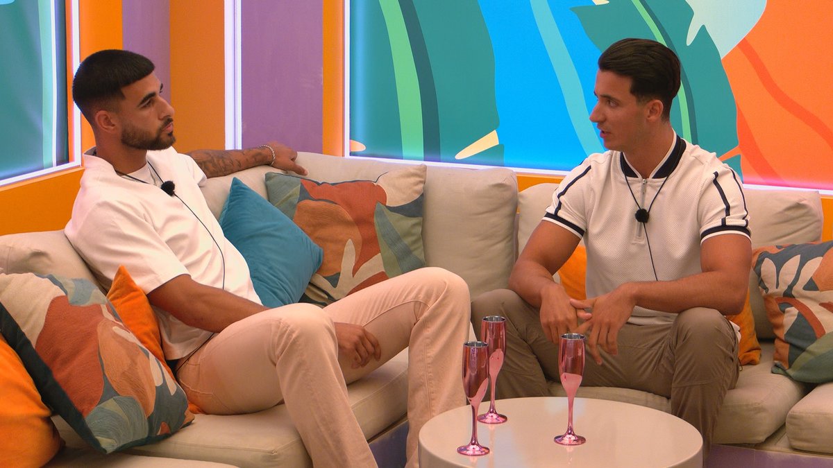 Love Island SPOILERS. Harry, Dejon and Shea are in big trouble following a 'receipts' challenge as they sneakily choose to kiss the girl they fancy rather than play by the rules of the game. Tommy is especially fuming when he realises Shea is still after Megan.  
#loveisland