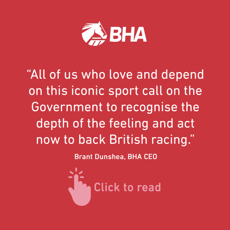 BHAHorseracing's tweet photo. The Racing and Bloodstock All Party Parliamentary Group (APPG) has today published a new report on the state of British Racing calling for the Government to act urgently to protect the sport. 

Our message is clear. Click to read ⤵

#BackBritishRacing