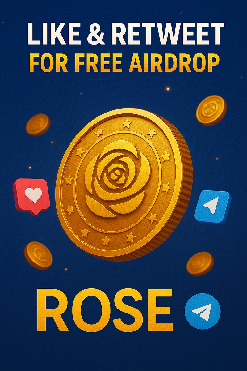 iFaceRose's tweet photo. 🥀FREE $Rose coin AirDrop
Leave your sol address in comments 👇🌹🌹
Follow & Retweet 🔁
Join Official Telegram for more airdrops 👇
💬 Telegram:
https://t.co/5att6Eh89l…
#ROSE #SolanaGem #BelieveApp #MemeSeason #DeFi #CryptoGarden #PumpFun #Solana #BloomToMoon #AltcoinSeason https://t.co/rHjCmHq2tN