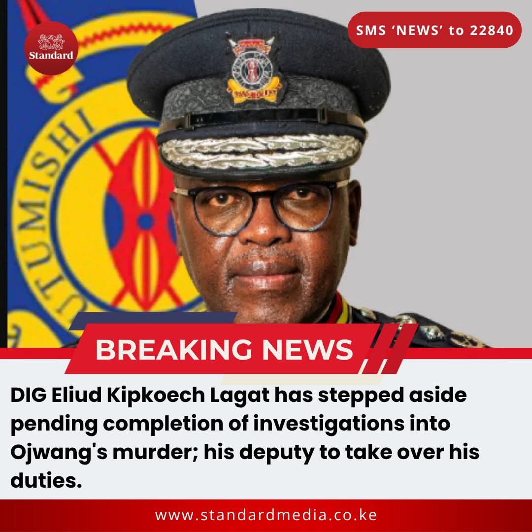 The noble thing is to resign if the President won't fire him. All of them should go who participated in the cover up of Albert Ojwang's death! #JusticeForAlbertOjwang