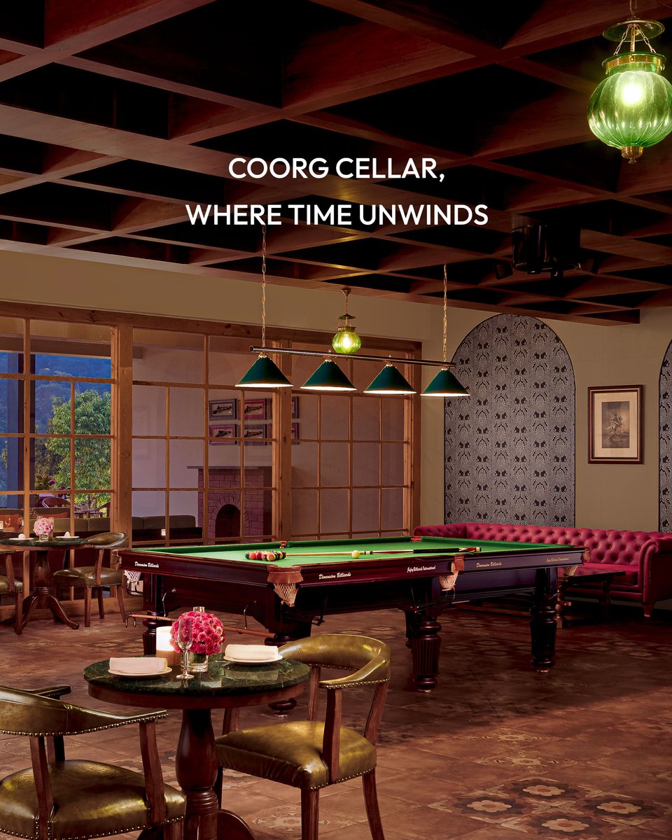 GatewayCoorg's tweet photo. Discover a sanctuary of quiet luxury at the Coorg Cellar, where we invite you to unwind and enjoy the moment. It's not just a drink, it's an experience in refined relaxation.

#Gateway #GatewayHotelsAndResorts #GatewayToTheDestination #GatewayCoorg #GatewayToALivingRainforest https://t.co/v6daUi9AD8