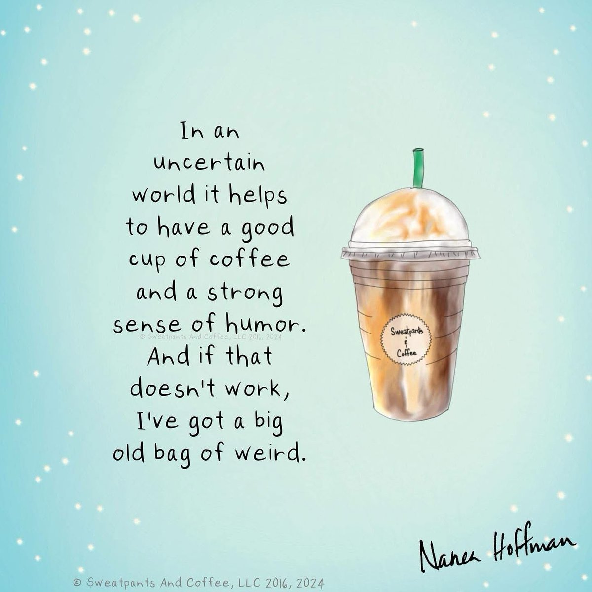 Whatever works 💚☕️