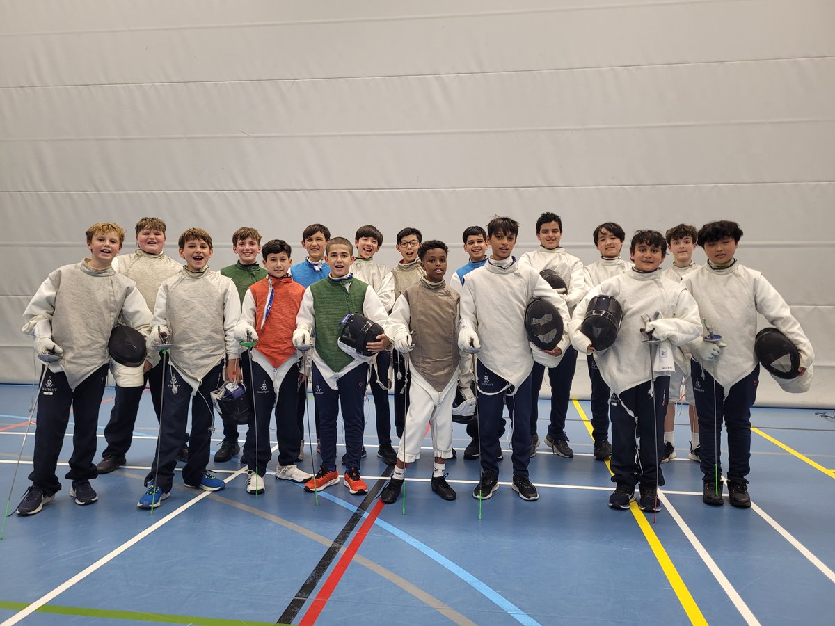 Great last internal yr7 fixture of the term. Some really good fencing ...well done everybody. A particular mention to competition winner Johan and to Daniel L who finished top of the yr7 rankings.