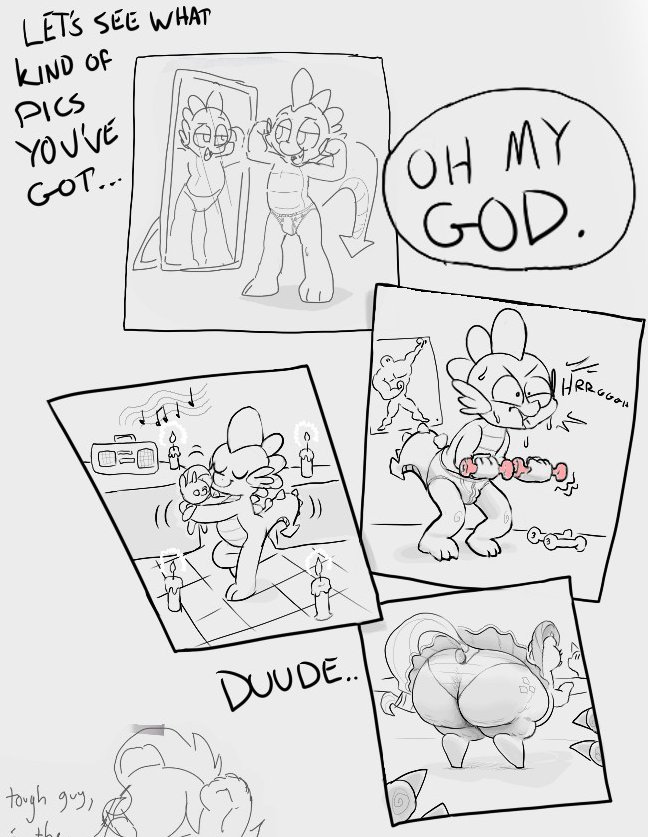 Photos on Spike's phone