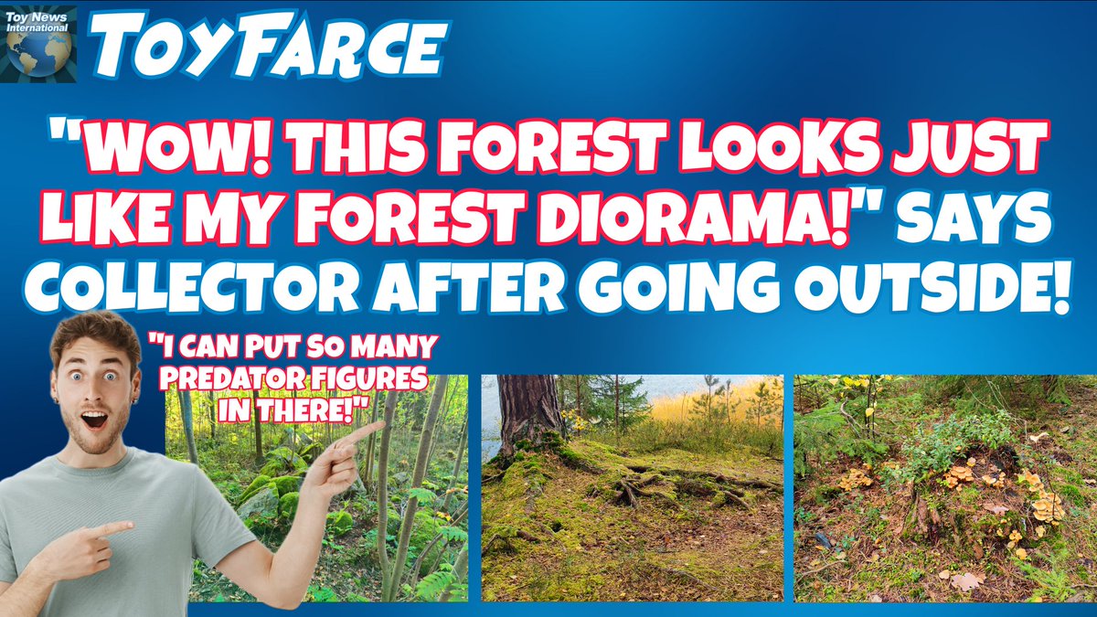 BREAKING NEWS:
"WOW! THIS FOREST LOOKS JUST LIKE MY FOREST DIORAMA" SAYS COLLECTOR AFTER GOING OUTSIDE!
toynewsi.com/484-58378

#toyfarce #diorama #forest #onetwelfthscale #actionfigures #toys #collectibles #toycollector #toycommunity #toycollecting