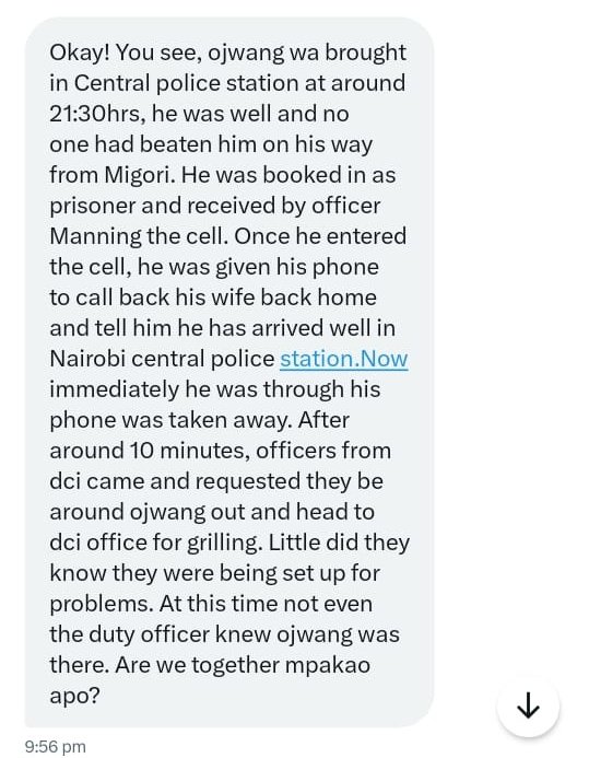 _James041's tweet photo. Sharing as received.

#ArrestEliudLagat #JusticeForAlbertOjwang https://t.co/P8PoT98Dyy