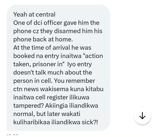 _James041's tweet photo. Sharing as received.

#ArrestEliudLagat #JusticeForAlbertOjwang https://t.co/P8PoT98Dyy