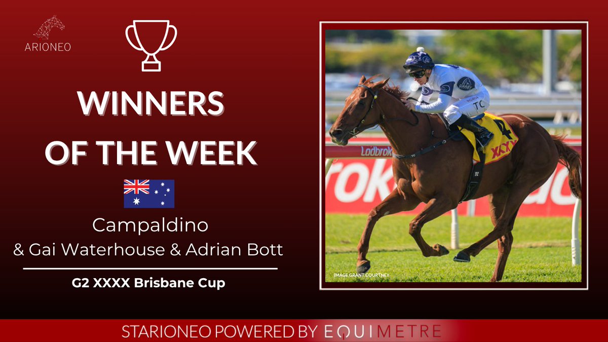 Arioneo (@arioneo_off) on Twitter photo 🏆 Kudos to <a href="/GaiWaterhouse1/">Gai Waterhouse AO</a> & Adrian Bott and Campaldino for their victory in the G2 XXXX Brisbane Cup!
A winning team pushing the limits of performance.
#Equimetre #Arioneo #EmpowerYourExpertise #HorseDataScience 🏆 Kudos to <a href="/GaiWaterhouse1/">Gai Waterhouse AO</a> & Adrian Bott and Campaldino for their victory in the G2 XXXX Brisbane Cup!
A winning team pushing the limits of performance.
#Equimetre #Arioneo #EmpowerYourExpertise #HorseDataScience