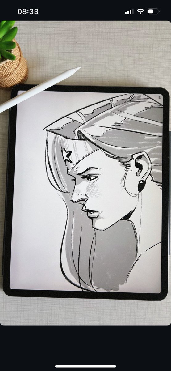 CGCabral's tweet photo. Yesterday's sketch: Wonder Woman https://t.co/Vd2SnBkGEx