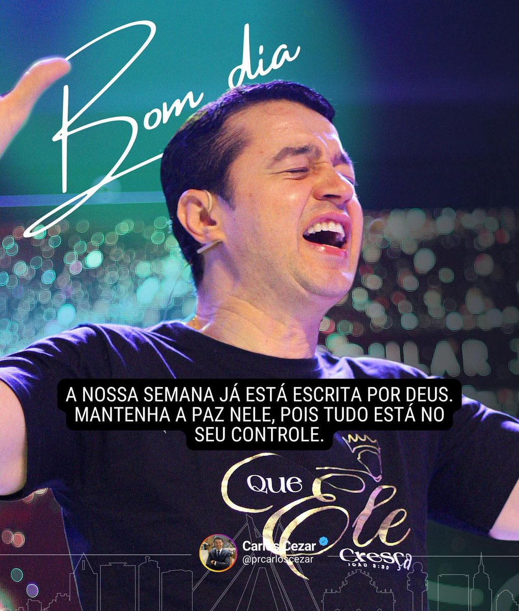 Bom dia!! 
Semana toda pela frente, com as nossas esperanças renovadas no Senhor, pois as sua misericórdia se renova a cada manhã!
Vamos em frente, com a direção de Deus e cumprindo os seus propósitos para nós!!
