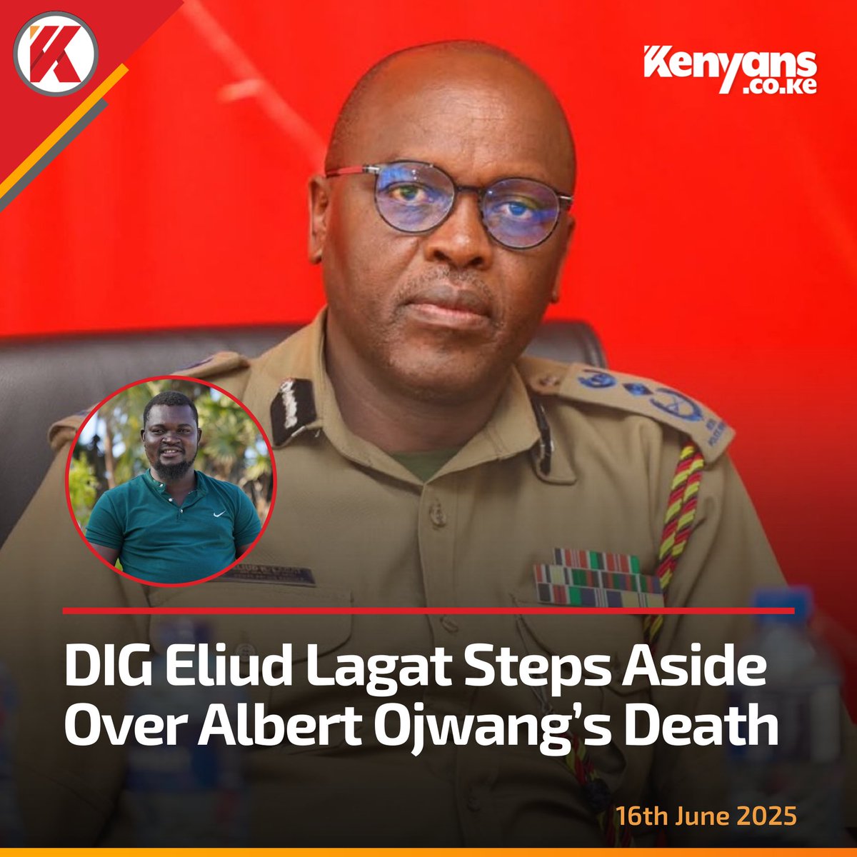 Stepping aside is not enough, he now needs to be arrested and prosecuted.

#JusticeForAlbertOchieng