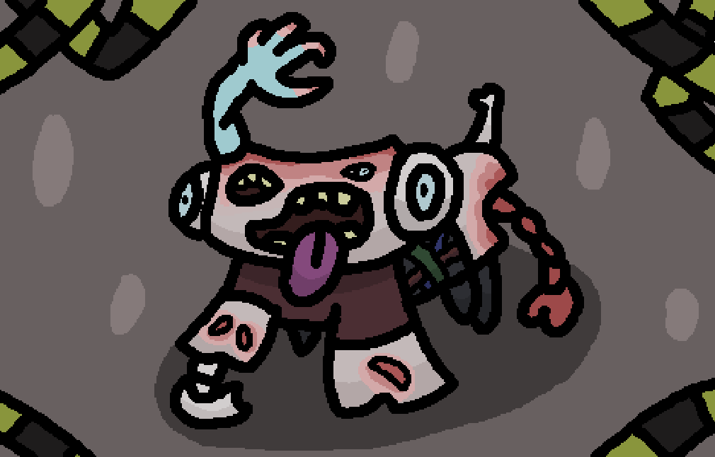 Spoodswithpuffs's tweet photo. My beloved meat doggy #LobotomyCorporation #Nothingthere https://t.co/9kSUotndSI