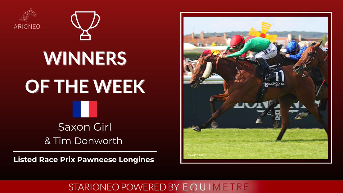 Arioneo (@arioneo_off) on Twitter photo 🏅 Félicitations à <a href="/TimDonworth94/">Tim Donworth</a> et Saxon Girl pour leur victoire dans le Listed Prix Pawneese Longines !
Une belle réussite qui récompense le travail et la précision.
#Equimetre #Arioneo #EmpowerYourExpertise #HorseDataScience 🏅 Félicitations à <a href="/TimDonworth94/">Tim Donworth</a> et Saxon Girl pour leur victoire dans le Listed Prix Pawneese Longines !
Une belle réussite qui récompense le travail et la précision.
#Equimetre #Arioneo #EmpowerYourExpertise #HorseDataScience