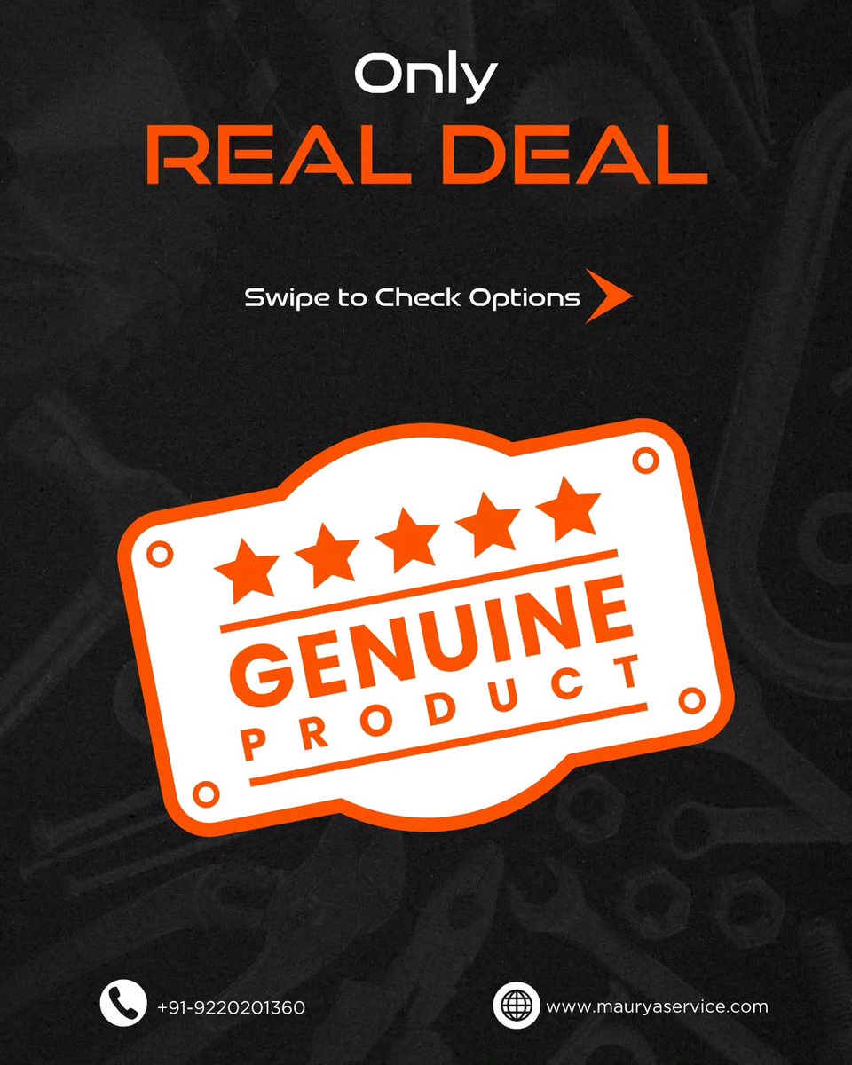 Maurya_service's tweet photo. No shortcuts. No compromises. Just 100% genuine appliances — brand-authorized &amp; service-backed.
Real brands. Real warranties. Real peace of mind.

Digital marketing Managed by @namah_media 

#MauryaServices #GenuineProducts #NoCompromise https://t.co/tTbMgJk1tW
