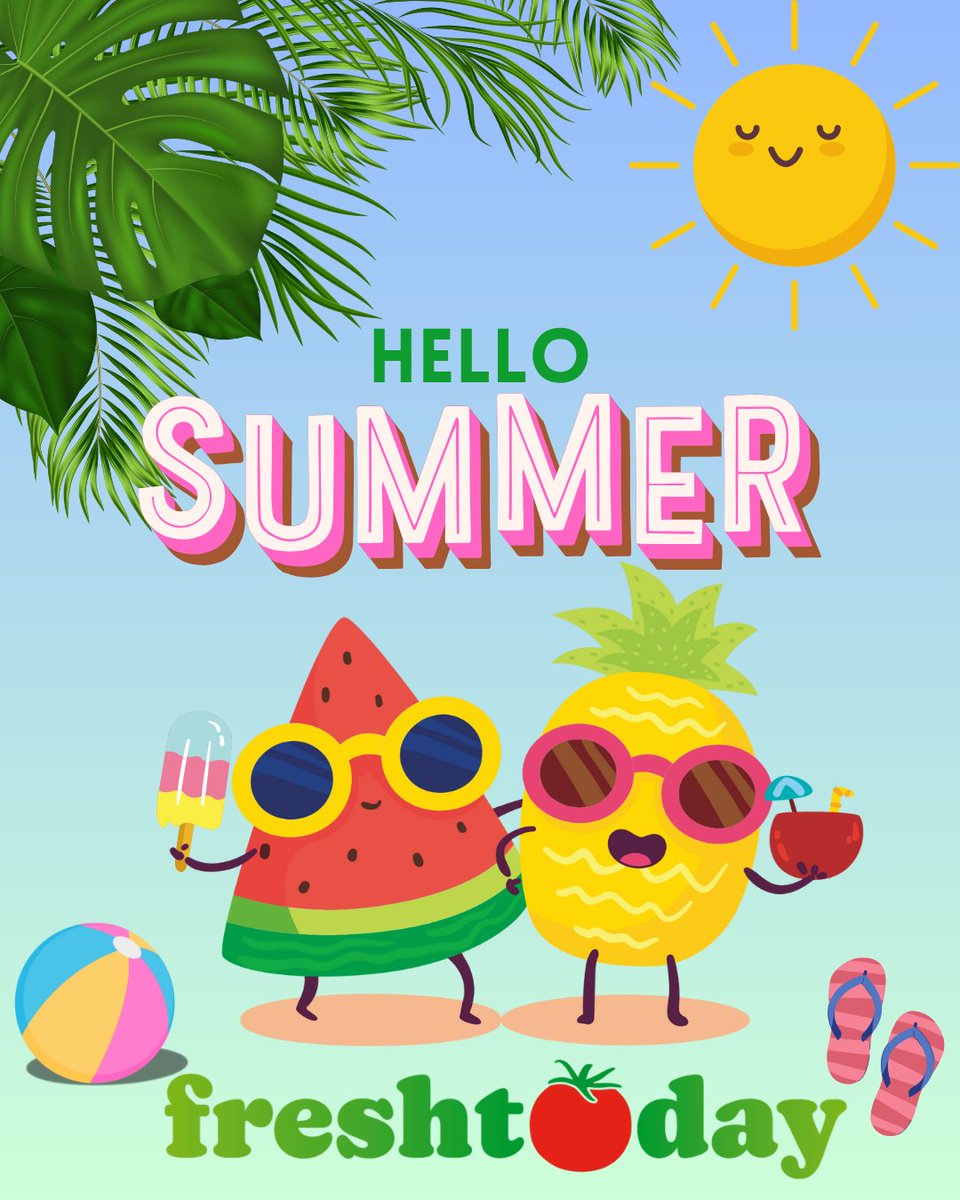 ☀️ School’s out, summer’s in! 🎉
The final bell has rung and it's time for sun, fun, and well-earned breaks. Whether it’s beach days, ice creams, or lie-ins – summer starts now! 🌊🍦😎
Wishing all students, teachers, and parents a fantastic summer from all of us at FreshToday💚