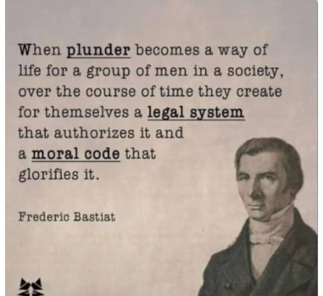 When plunder becomes a way of life......