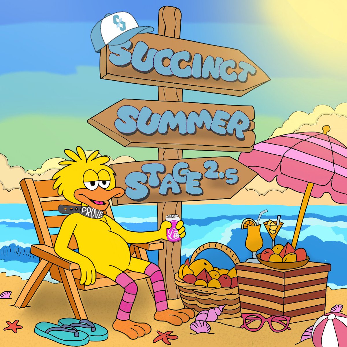 Succinct Summer 🌞

Stage 2.5 is near – don’t slow down now
Stay active, and make it count $PROVE
<a href="/SuccinctLabs/">Succinct</a> <a href="/0xCRASHOUT/">crashout</a> <a href="/nair_advaith/">Advaith</a>