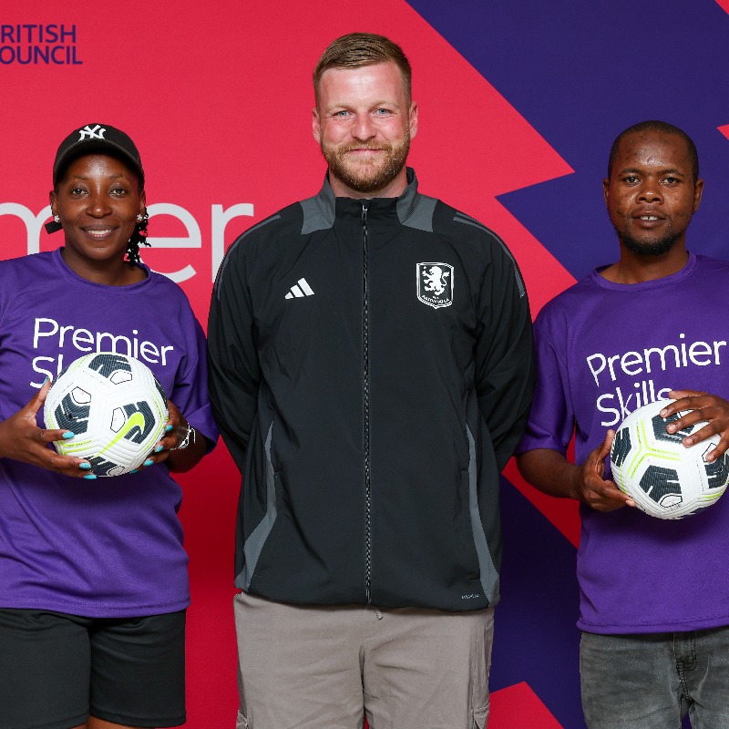 AVFCFoundation's tweet photo. Alternative Education Coordinator Ryan recently took a trip to South Africa with the @premierleague and @zaBritish @PremierSkills, to develop the skills and confidence of teachers in schools and communities from the province of Mpumalanga 🇿🇦

@PLCommunities | #PLMoreThanAGame
