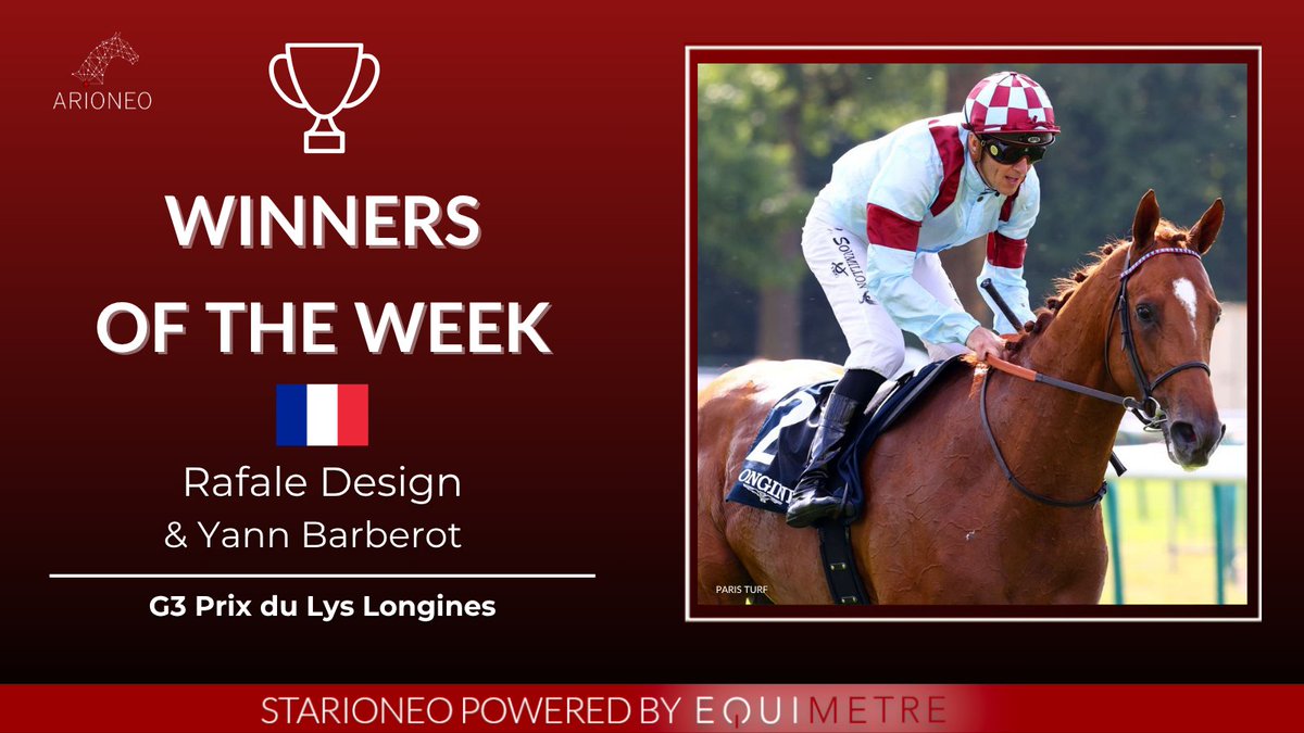 👏 Bravo à Yann Barberot et Rafale Design pour leur succès dans le G3 Prix du Lys Longines ! 

Une victoire qui illustre la puissance des données et de l’entraînement de haut niveau. 

#Equimetre #Arioneo #EmpowerYourExpertise #HorseDataScience