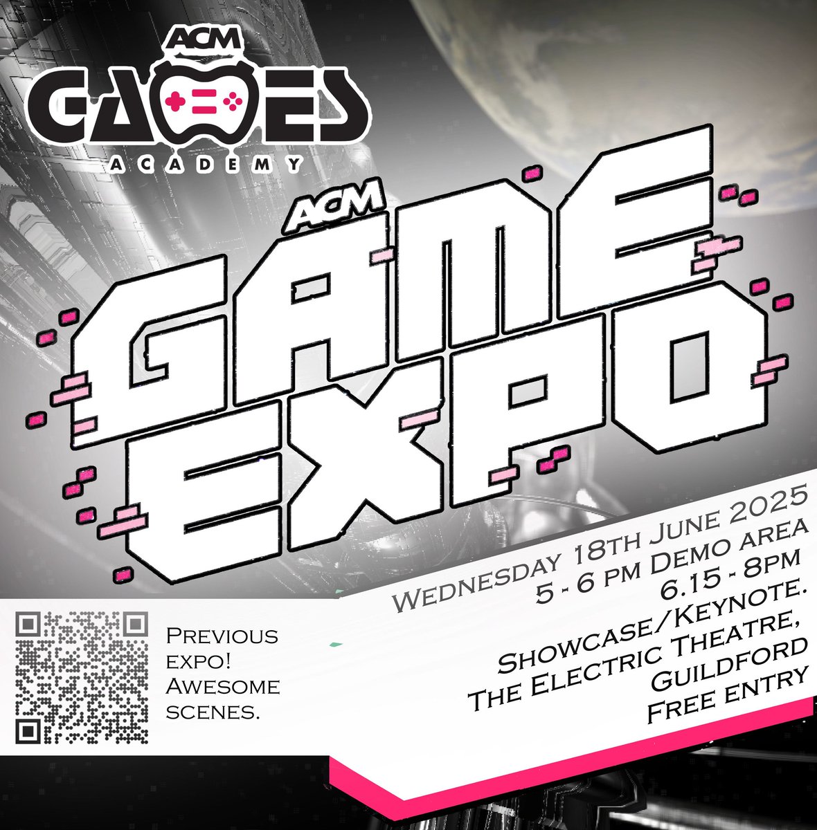 Through the furnace we've come up with the best games I've seen students make in 20 years. Programming excellence a core theme this year.

#Guildford #gamedev please come say hi. Four player joycon light gun shooter? Amazing mobile game, mad storylines? Check :) plus RT.