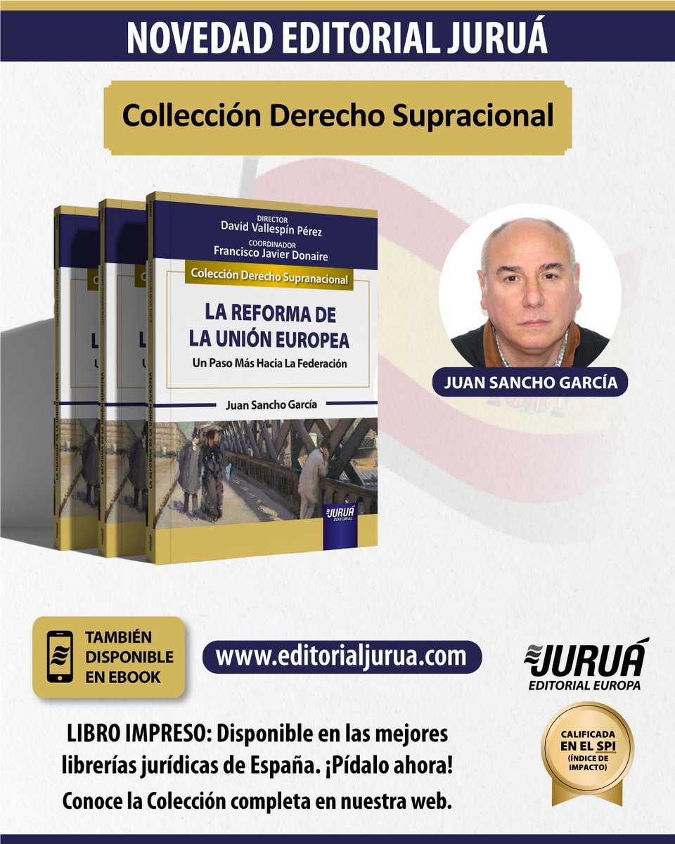 editorajurua's tweet photo. ¿Federación o irrelevancia? El libro analiza 6 transformaciones clave para el futuro y protagonismo global de la UE. 

Imprescindible. 🇪🇺📚 

La versión eBook está a la venta en toda América Latina a través del sitio web: https://t.co/Ny4Aa2XhyA https://t.co/hA2jT60Bpt