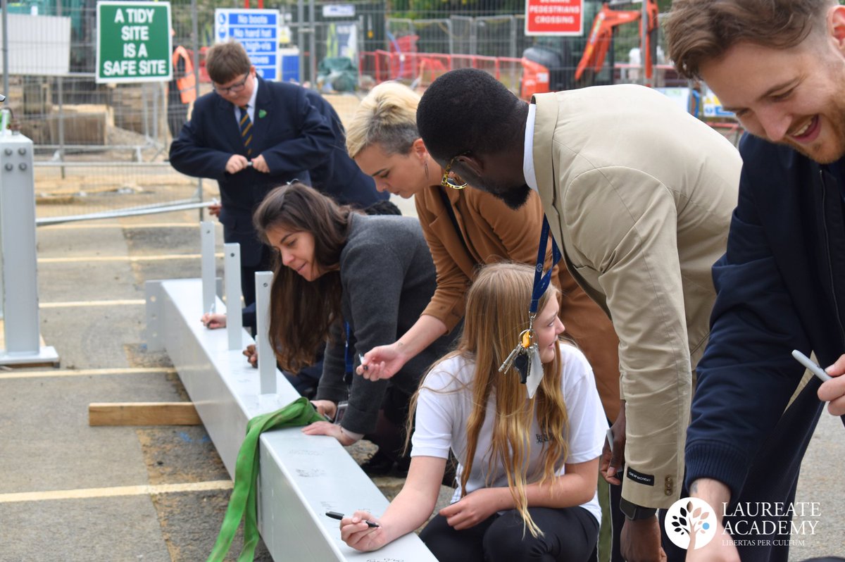 Laureate Academy (@academylaureate) on Twitter photo Last Monday, our steel signing ceremony took place! ππ οΈ
Some of our students & staff were able to sign a steel beam that will become part of our new school building! ποΈ
Thank you to <a href="/bandkbuild/">Bowmer+Kirkland</a> for providing lunch and goody bags for our students!
#SteelSigning #NewBuild Last Monday, our steel signing ceremony took place! ππ οΈ
Some of our students & staff were able to sign a steel beam that will become part of our new school building! ποΈ
Thank you to <a href="/bandkbuild/">Bowmer+Kirkland</a> for providing lunch and goody bags for our students!
#SteelSigning #NewBuild