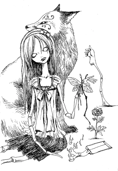#無言で不穏絵をあげる見た人もやる 