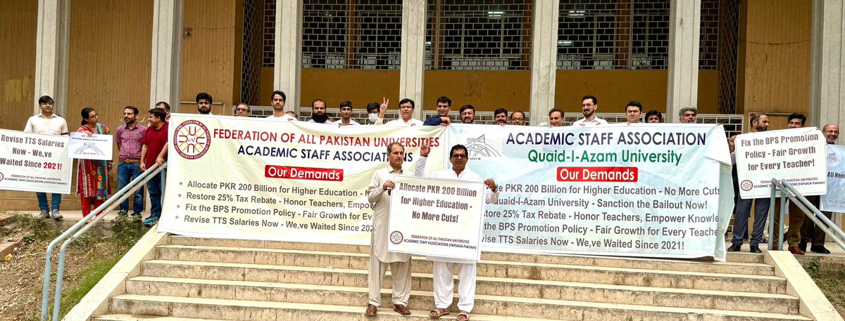 Glimpses of Nationwide Black Day, as a starting event of " Movement to Protect Higher Education"

#SaveHigherEducation_in_Pakistan