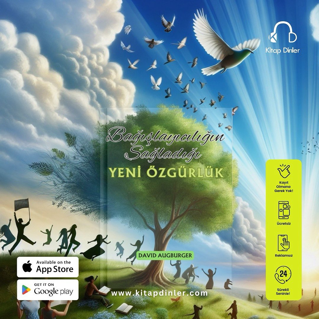 Affetmek, en çok seni özgürleştirir...Kalbini hafiflet, zihnini arındır.Bu kitapla affetmenin gücünü keşfet. Bu muhteşem eser, Türkiye’nin ilk ücretsiz ve kayıt gerektirmeyen sesli kitap uygulaması KİTAP DİNLER’de🎊

#kitapdinler #seslikitap #affetmek