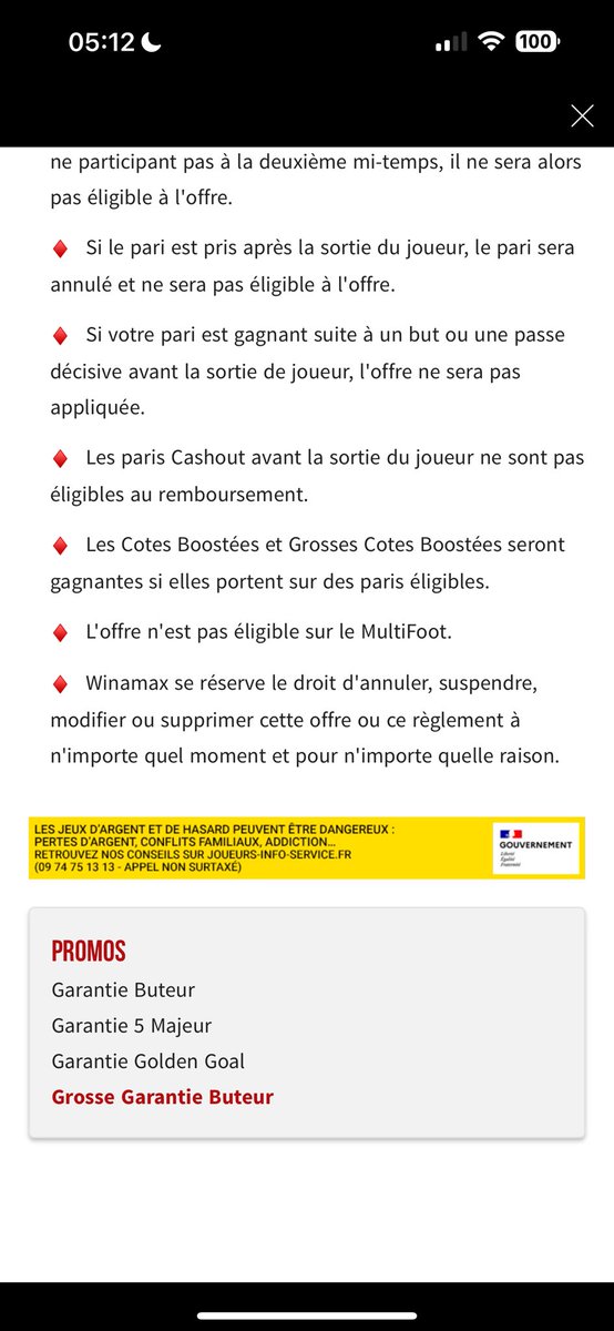 Je vois tout le monde tweet car <a href="/WinamaxSport/">Winamax Sport 🔞</a> ne veut pas payer MBaye décisif alors qu’il l’est !  

On m’a prit pour un fou quand  j’ai tweet qu’ils avaient annulé un paris gagnant et changé l’intitulé de ce dernier. Et pourtant ils font ce qu’ils  veulent quand ils veulent.