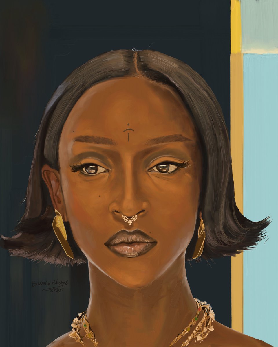 My latest portrait painting 🖼️ 
LOUSITA CASH