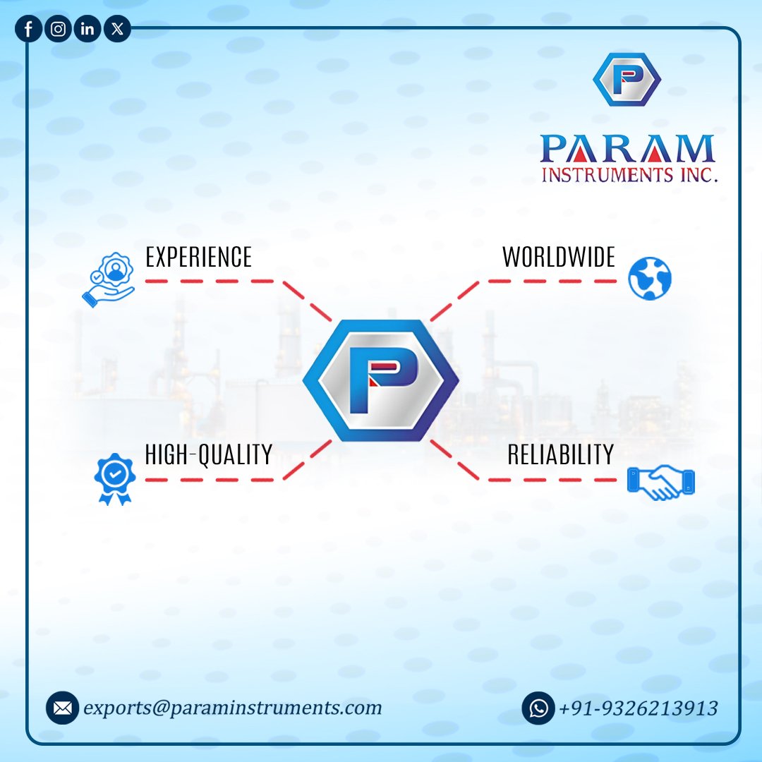Param Instruments Inc. (@param_inc_) on Twitter photo Param Instruments Inc. offers reliable and innovative solutions for oil and gas companies to enhance efficiency, performance, and long-term results.
Email : exports@paraminstruments.com
WhatsApp : +919326213913
#Industrial #tubefittings #valve #steel #energy #cnc #madeinIndia Param Instruments Inc. offers reliable and innovative solutions for oil and gas companies to enhance efficiency, performance, and long-term results.
Email : exports@paraminstruments.com
WhatsApp : +919326213913
#Industrial #tubefittings #valve #steel #energy #cnc #madeinIndia