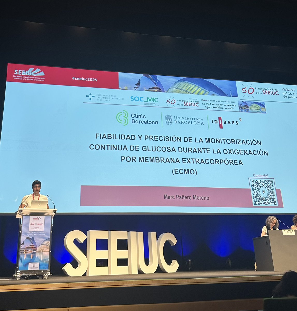 Finalizada mi Comunicación Oral sobre el uso de la Monitorización Continua de Glucosa en la UCI! Seguimos!  #SEEIUC2025
