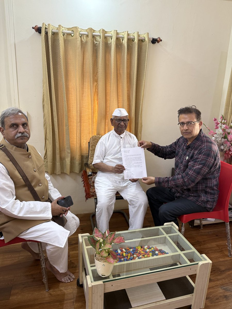 Happy belated birthday (June 15) to Anna Hazare ji. 
The country is still waiting for political reforms while the corruption and lack of good governance continue to stall the progress of the nation. <a href="/sunil2819/">Sunil Lal 🇮🇳 सुनील लाल சுனில் லால்</a>
⁦<a href="/joinblp/">Bharatiya Liberal Party (BLP)</a>⁩
#AnnaHazare