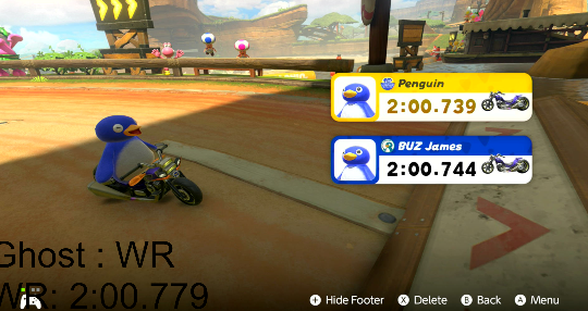 #mkworldwr cursed run, 2/3 bounce -&gt; 3/3 soon