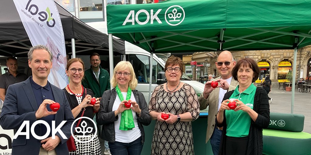 Die #AOKSachsenAnhalt unterstützt landesweit die 6. #Herzwoche. Start war heute in #Halle, gemeinsam mit Ministerin Grimm-Benne und vielen Akteuren. In dieser Woche finden unter dem Motto „herzenssache- Mach Deinem Herzen Beine“ vielerorts in Sachsen-Anhalt Aktionstage statt.