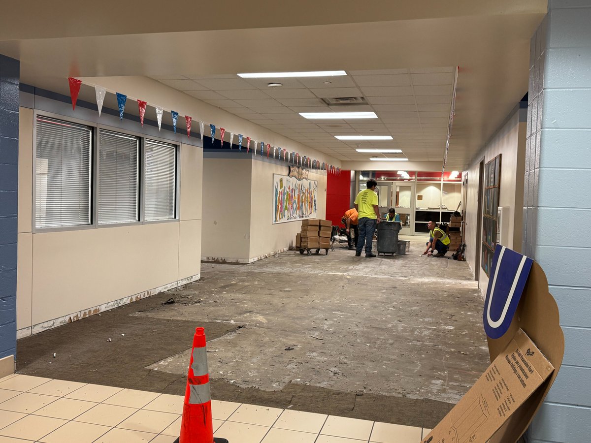 Your Bond 2022 dollars at work! 💰🔧 Crews at Reynolds Elementary are replacing floors to refresh and modernize learning spaces for students and staff. Just one way the 2022 Bond is making a difference! ✅🏫 #Bond2022 #SpringISD