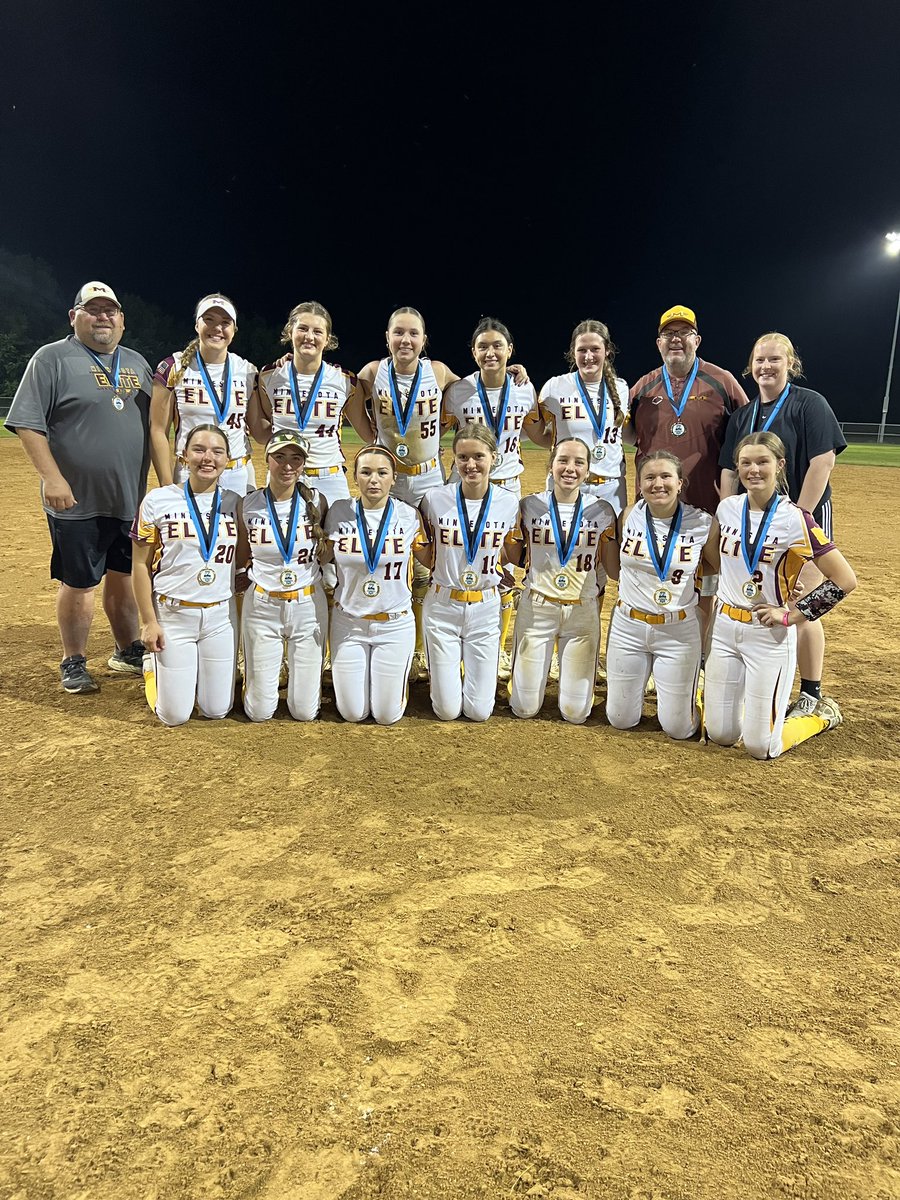 Congrats to MN Elite Prantner on a great tournament and winning the 18U A/B Silver Championship❕❕❕