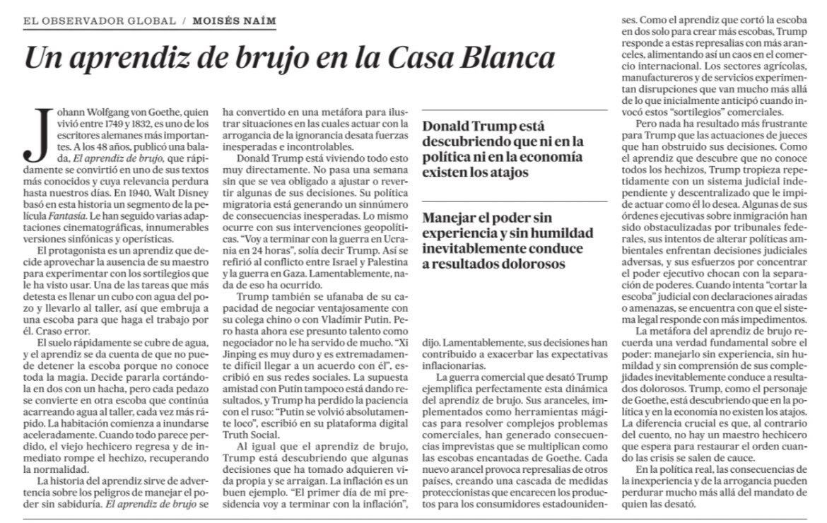 <a href="/MoisesNaim/">Moisés Naím</a> La columna de <a href="/MoisesNaim/">Moisés Naím</a> en <a href="/el_pais/">EL PAÍS</a>