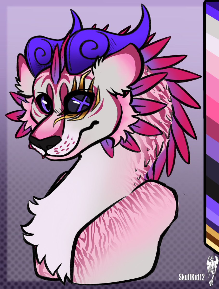 I have no idea what this is but they look cool! 🩷💜✨

Available for 20$! Dm to claim! 

#digitalart #furryart #artadopt