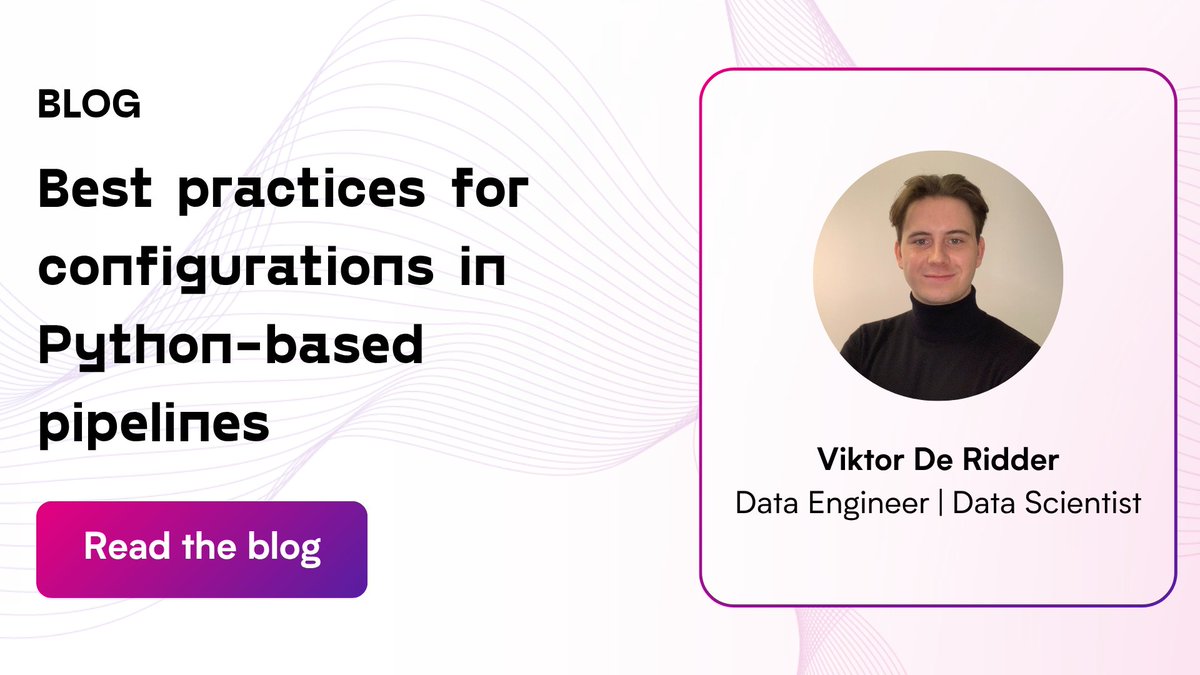 🚀 Our Data Engineering expert Viktor De Ridder just shared valuable insights on mastering Python pipeline configurations! 📝This latest article breaks down the essential 3-step approach that every data engineer should know ➡ belux.micropole.com/blog/python/bl…